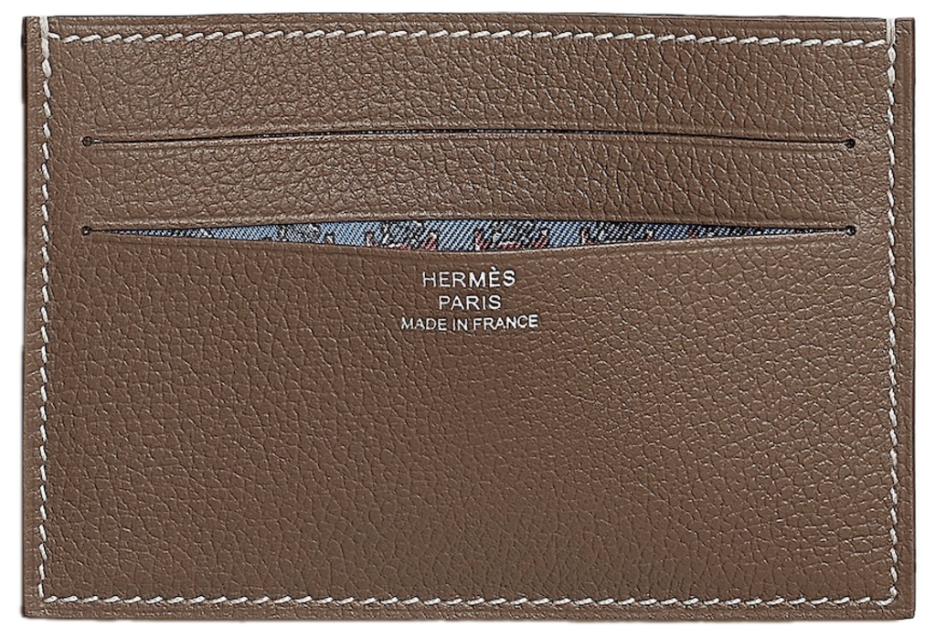 Ví Hermes Citizen Twill Card Holder 'Étoupe' H084439CAAD