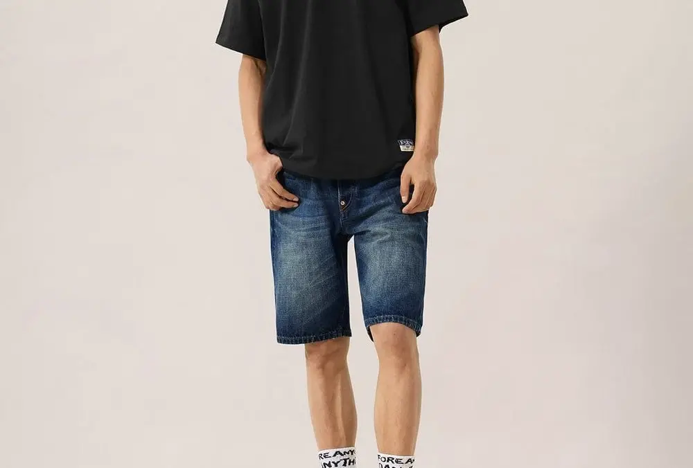Alternative view of Quần Evisu Brocade Patchwork 'Indigo' 2ESHTM6DS1057XXDN