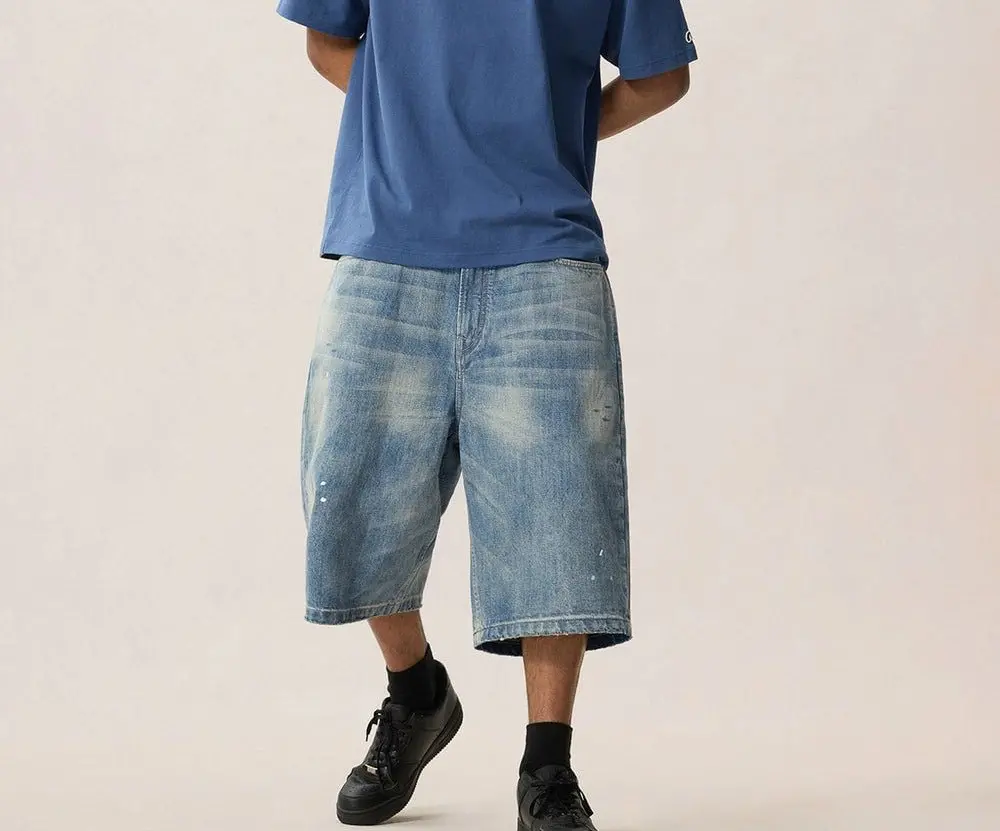 Alternative view of Quần Evisu Ink-Splash Seagull ‘Indigo’ 2ESEJM6DS6151RXDN