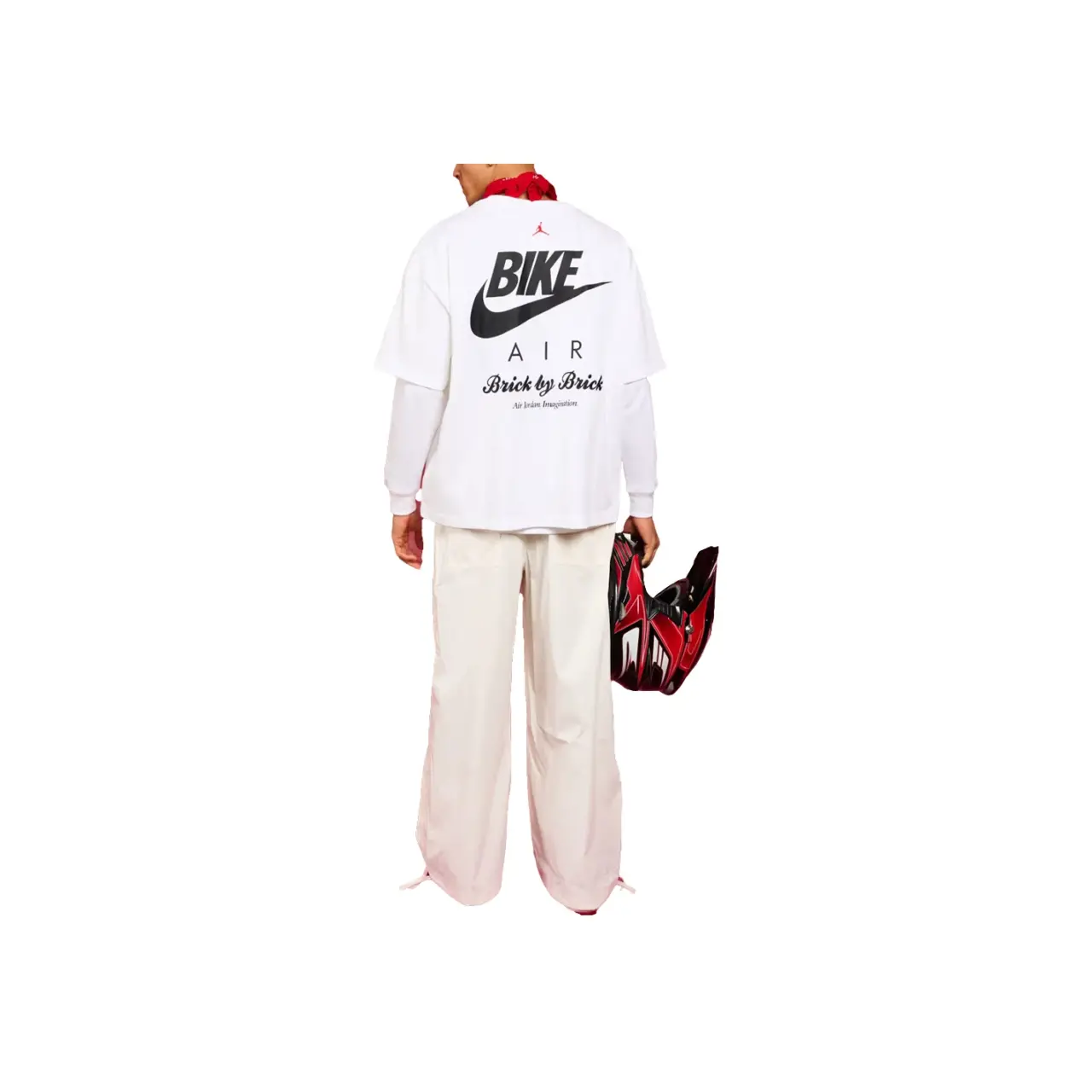Alternative view of Áo Nike Jordan Nigel Sylvester T-Shirt ‘White’ HQ1737-100