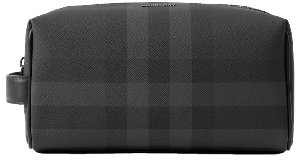 Túi Burberry Check Travel Pouch 'Grey' 80702791