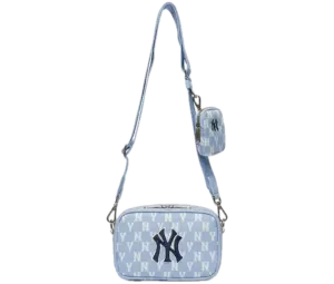 Túi MLB Mini Monogram Crossbody 'Blue Mint' 3ACRS022N-50BLL