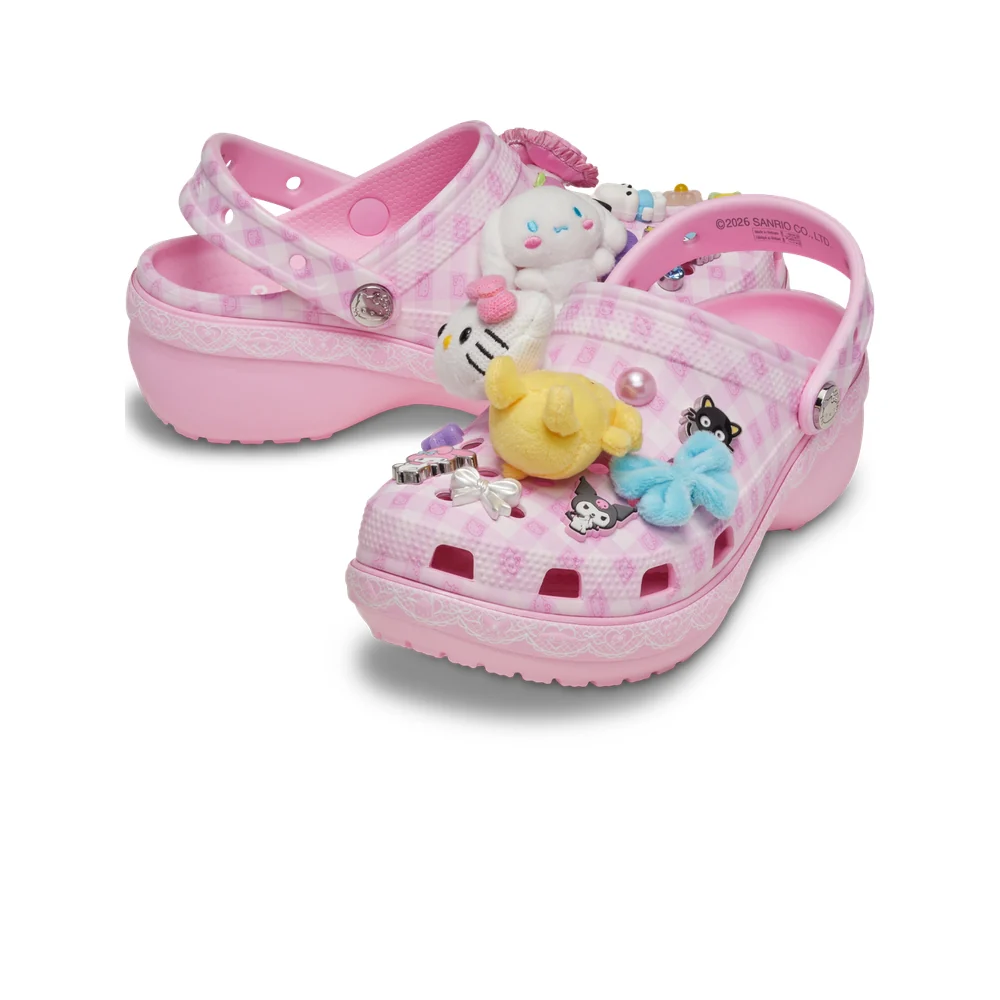 Alternative view of Dép Crocs Classic Platform Clog 'Hello Kitty Friends' 212683-90H