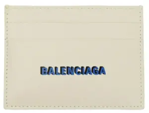 Ví Balenciaga Leather Card Holder 'Beige' 5943091L3739064