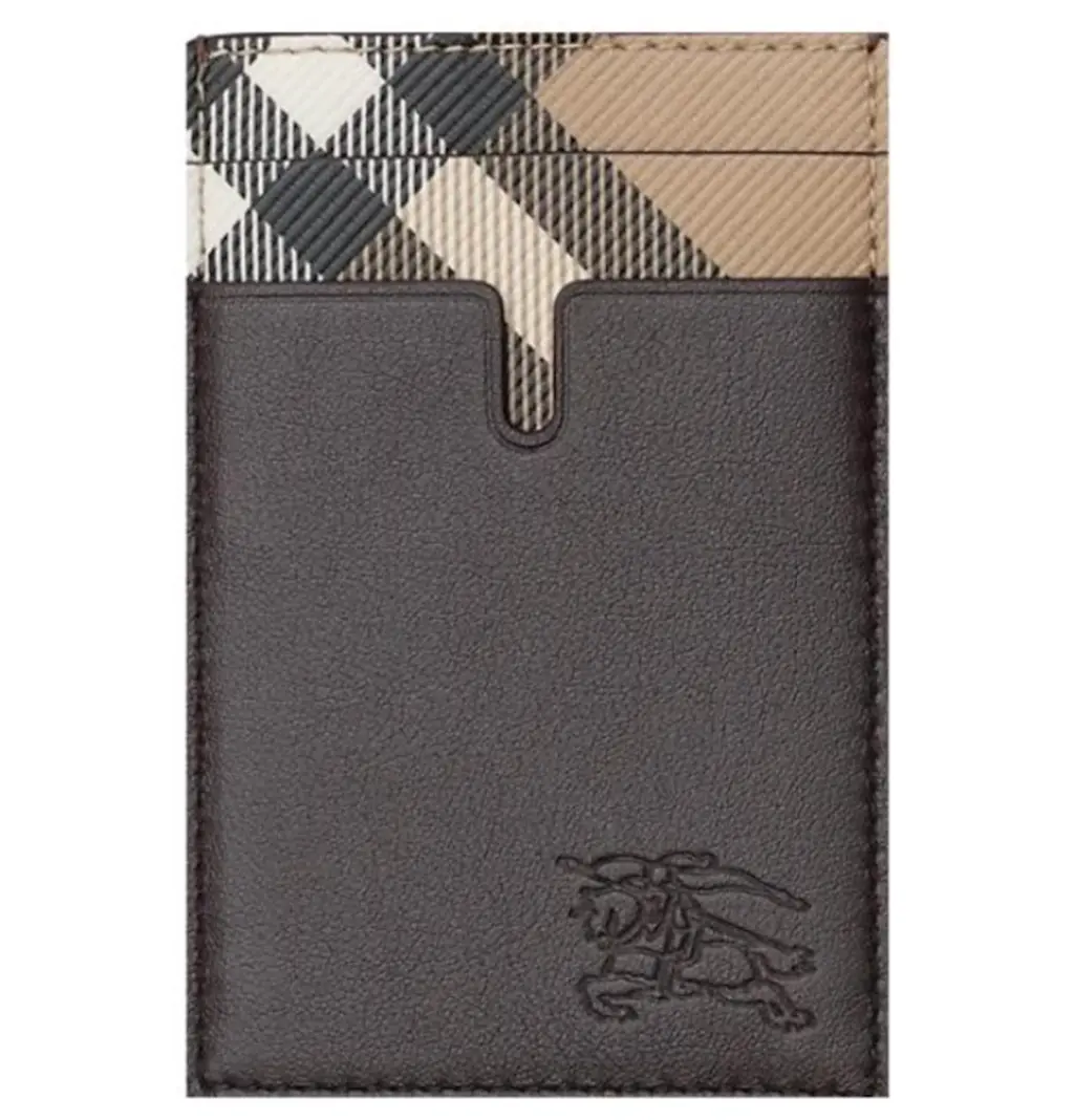 Ví Burberry Pop Check Lanyard ‘Brown’ 81197811