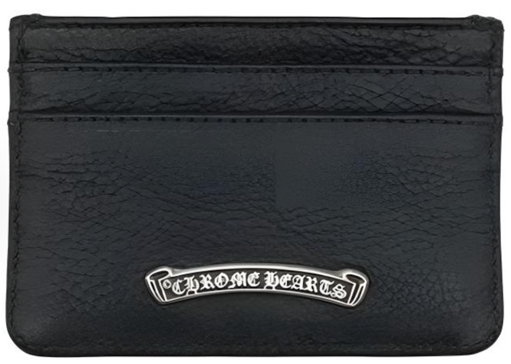 Ví Chrome Hearts Leather Card Holder ‘Black’ CH-2270119