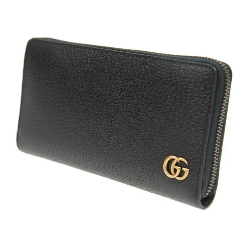 Alternative view of Ví Gucci Leather Long Wallet 'Black' 428736-DJ20T-1000