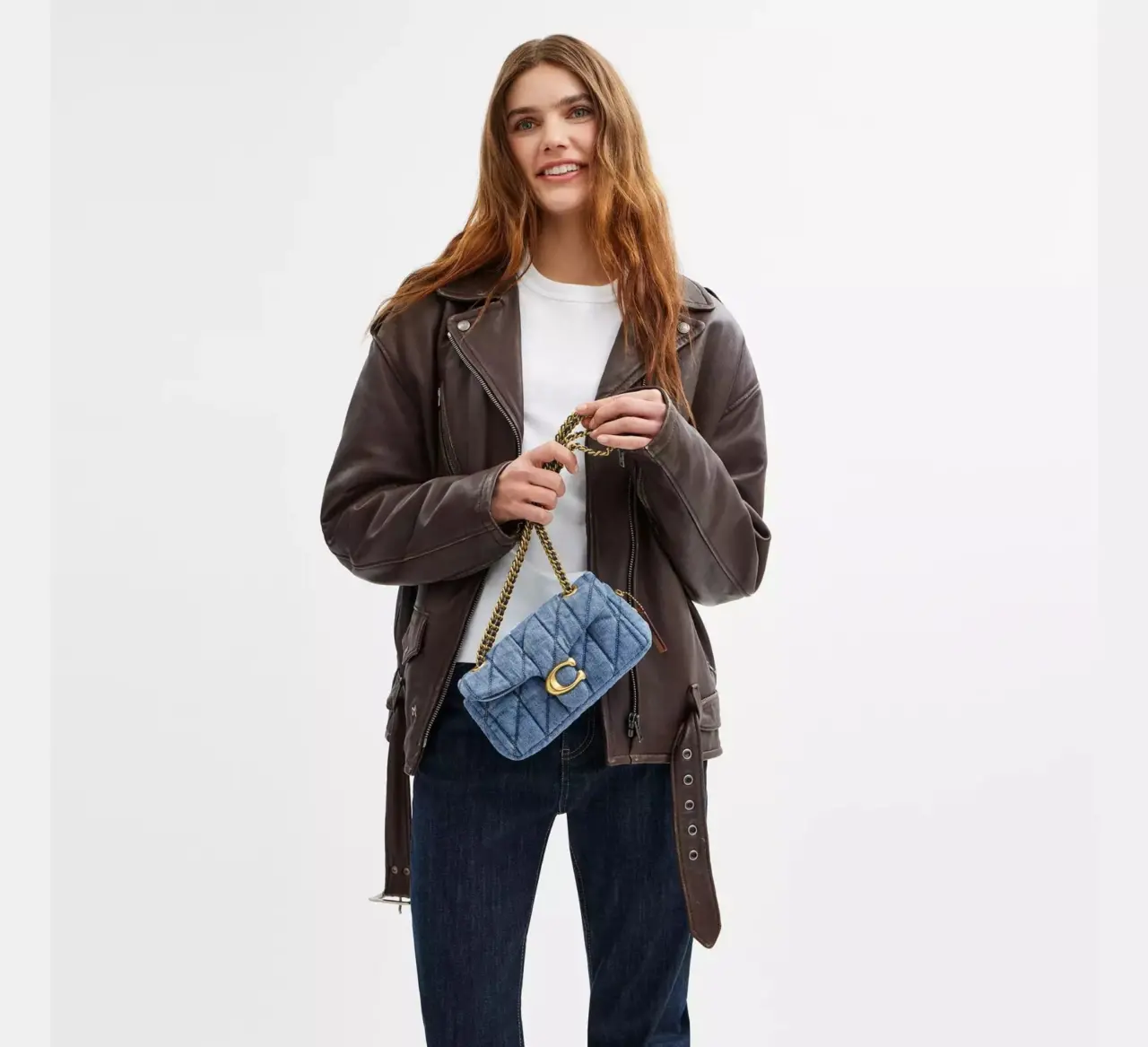 Alternative view of Túi Coach Tabby Shoulder Bag 20 'Indigo' CR701-B4IN