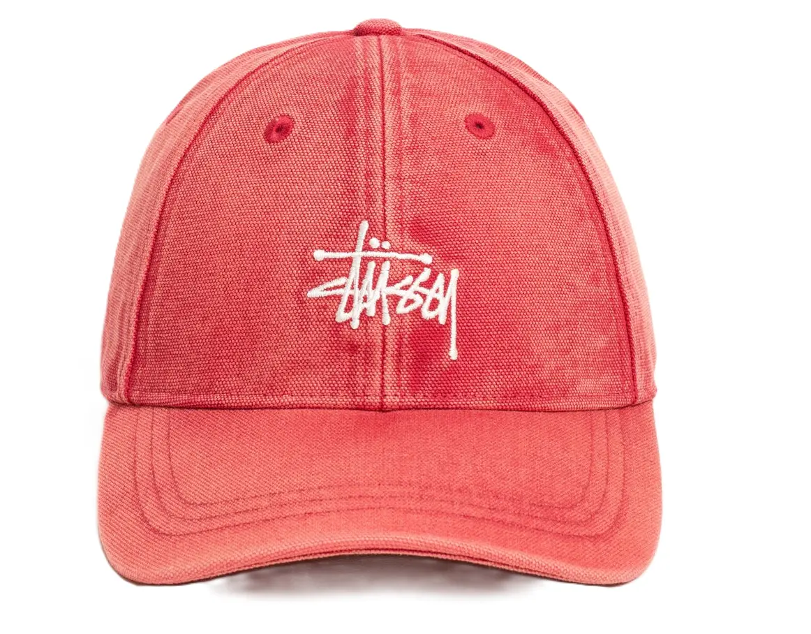 Mũ Stüssy Basic  Washed Canvas 'Red' 1311210-RED