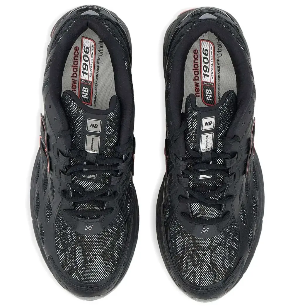 Alternative view of Giày New Balance 1906W 'Black Red' U1906WD