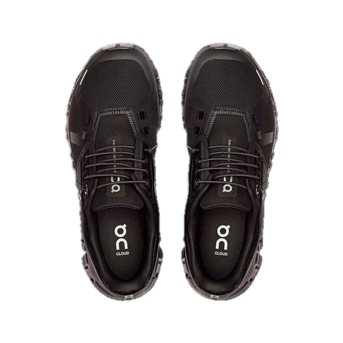 Alternative view of Giày On Runnig Cloud 6 Wide 'Black Silver' 3WG10361043