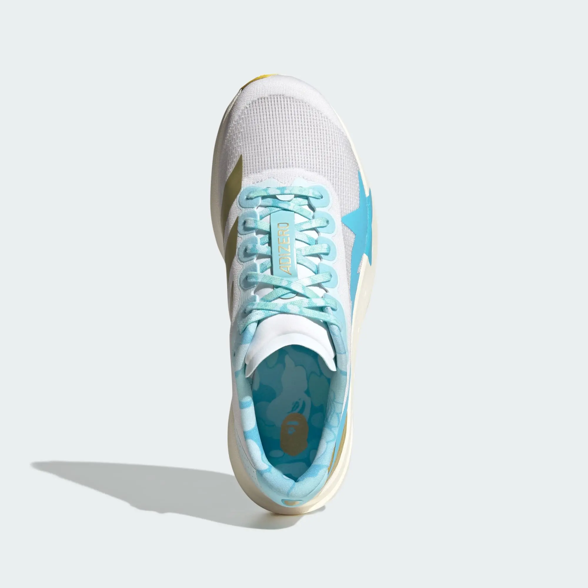 Alternative view of Giày Adidas Adizero Evo SL 'Bape Blue Pink Gold' KJ5751
