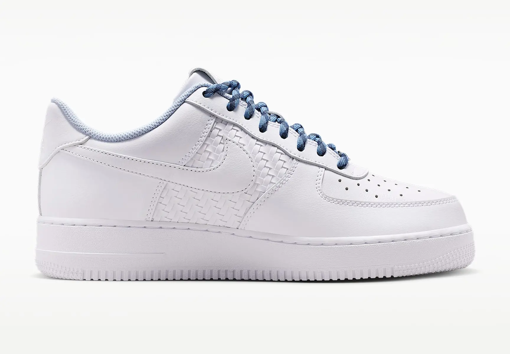 Alternative view of Giày Nike Air Force 1 '07 LV8 'White Blue' IW1892-111