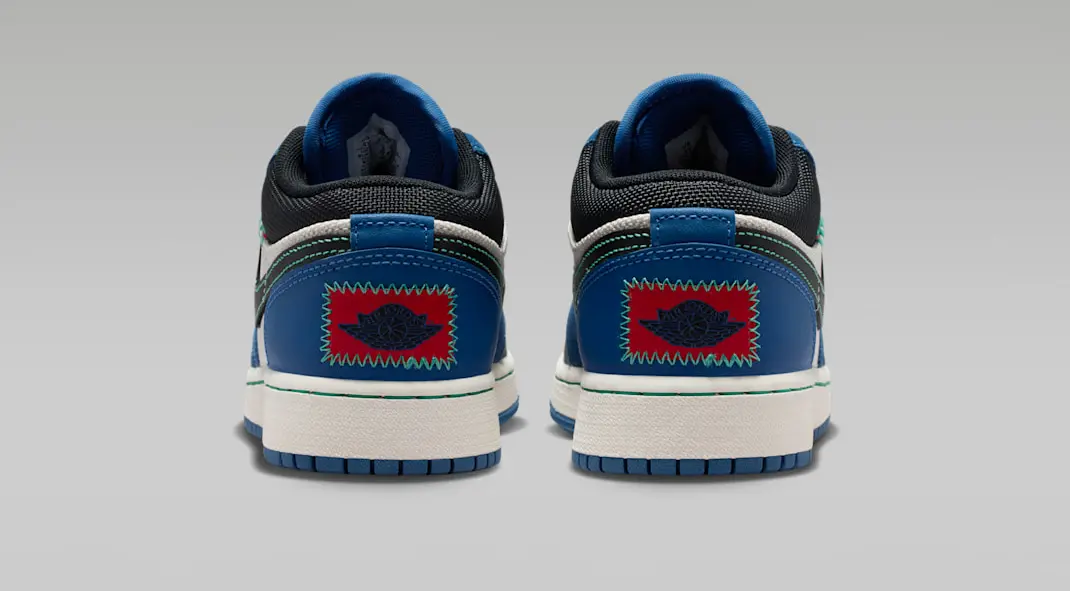 Giày Nike Air Jordan 1 Low SE 'Blue Black' IO2062-400 - Ảnh 5