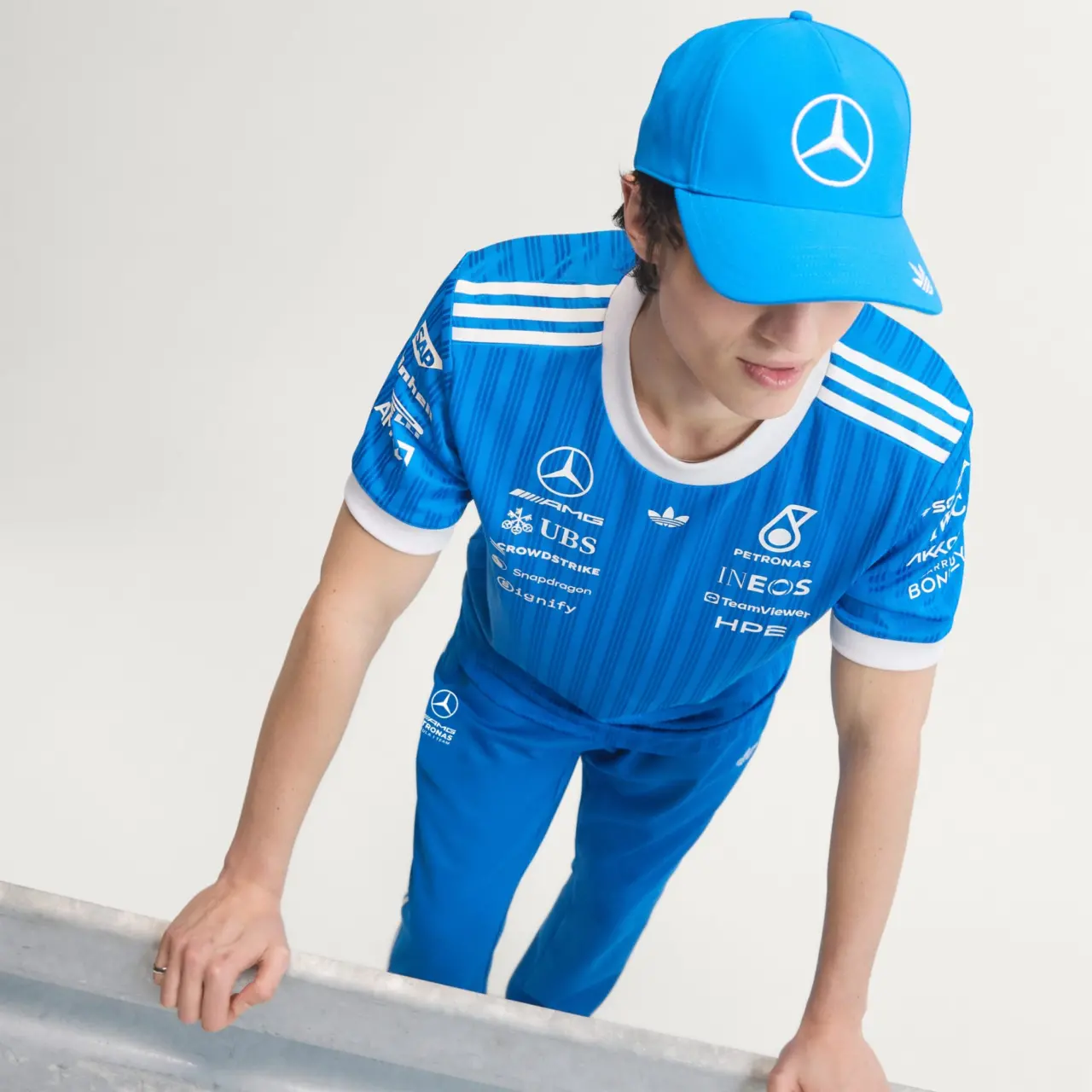 Alternative view of Áo Adidas Mercedes AMG Petronas F1 Jersey ‘Blue’ KT5127