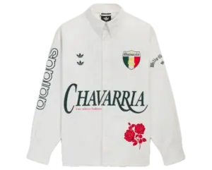 Áo Adidas x Willy Chavarria Button Up Shirt 'White' KV1980