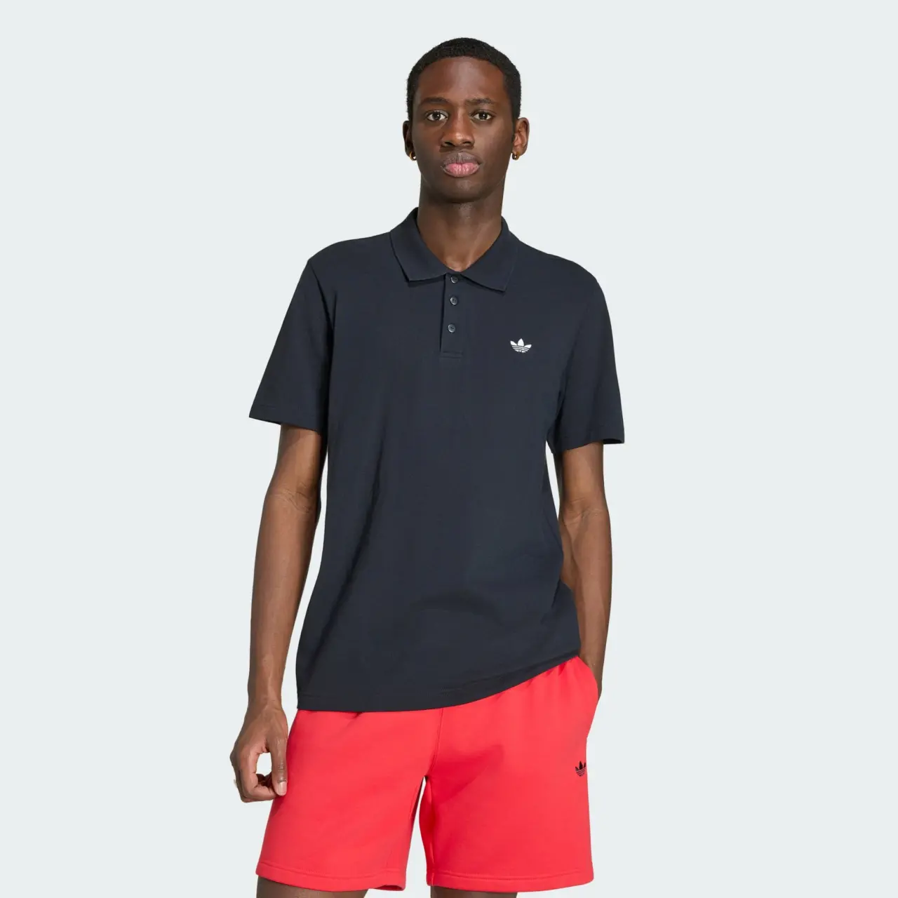 Alternative view of Áo Adidas Trefoil Essentials Polo ‘Black’ KS8904