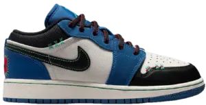 Giày Nike Air Jordan 1 Low SE 'Blue Black' IO2062-400