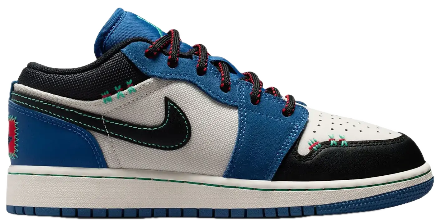 Giày Nike Air Jordan 1 Low SE 'Blue Black' IO2062-400
