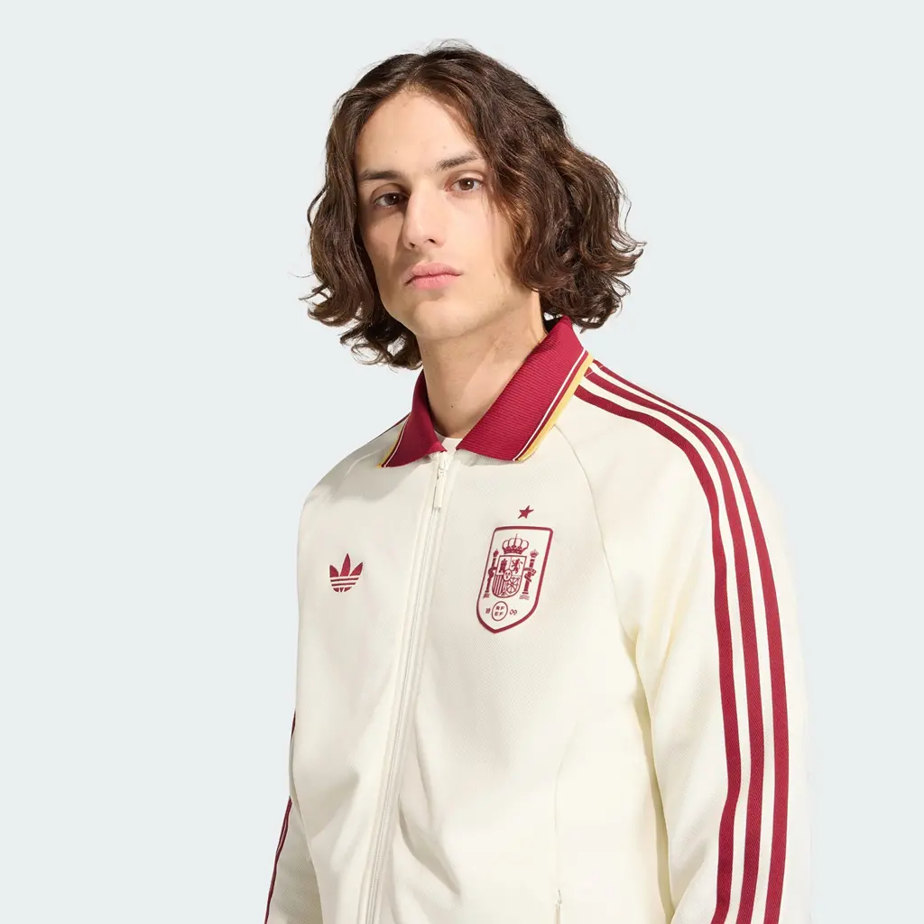Alternative view of Áo Adidas Spain Away Anthem Jacket 'Off White' JZ2249