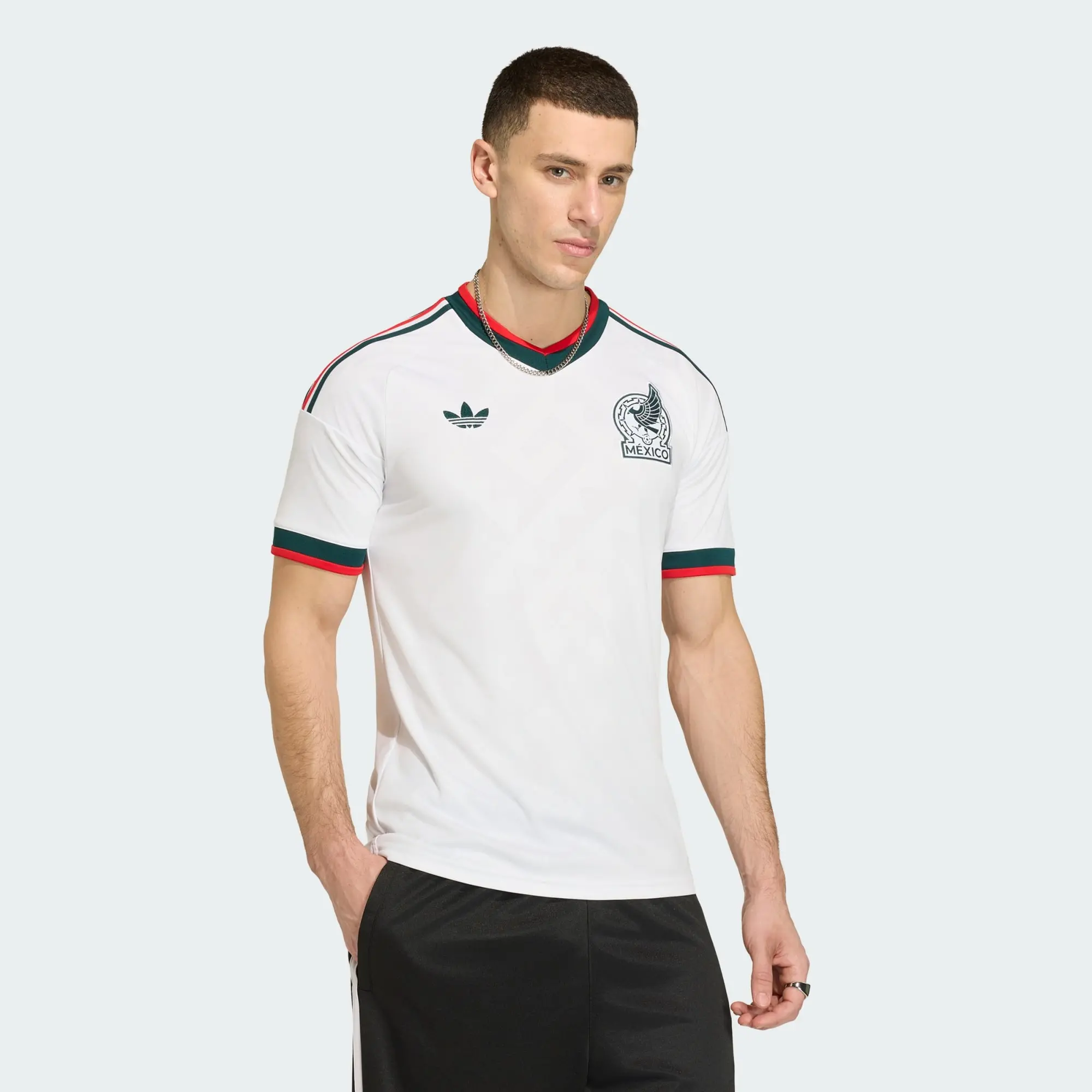 Alternative view of Áo Adidas Mexico 26 Away Jersey 'White' JZ0736