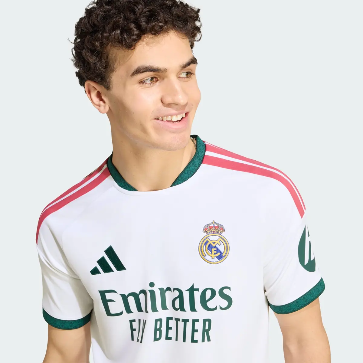 Alternative view of Áo Adidas Real Madrid 26/27 Home Jersey Asia Sizing 'White' JZ7206