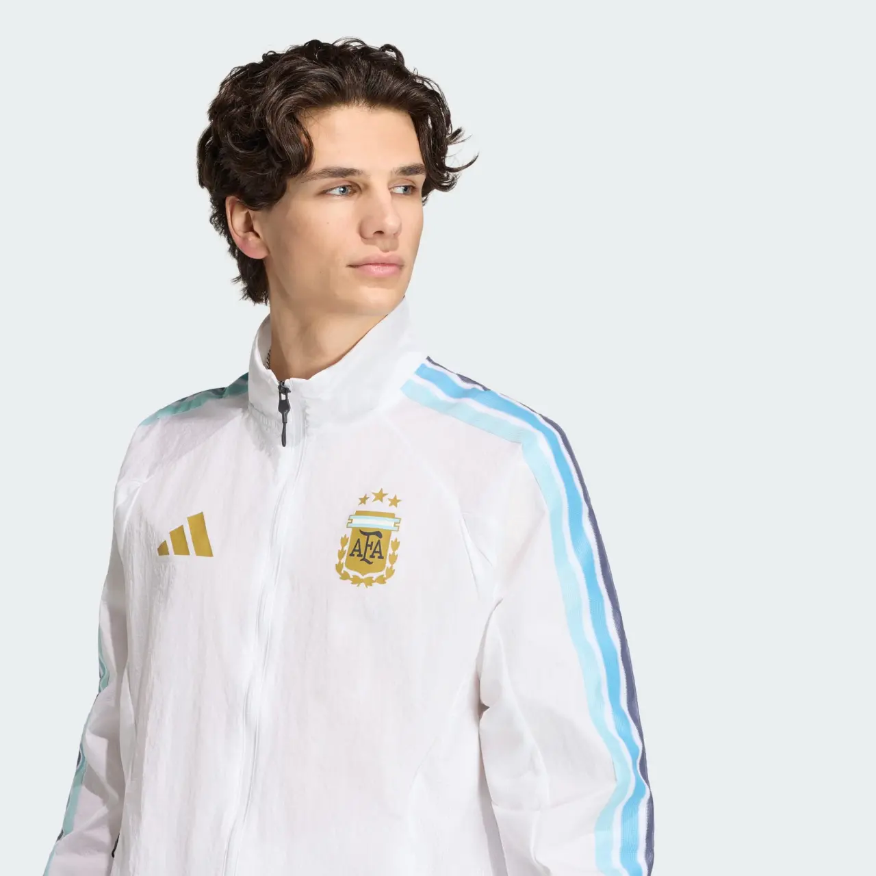 Áo Adidas Argentina National Team Anthem Home Jacket JZ6285 - Ảnh 6
