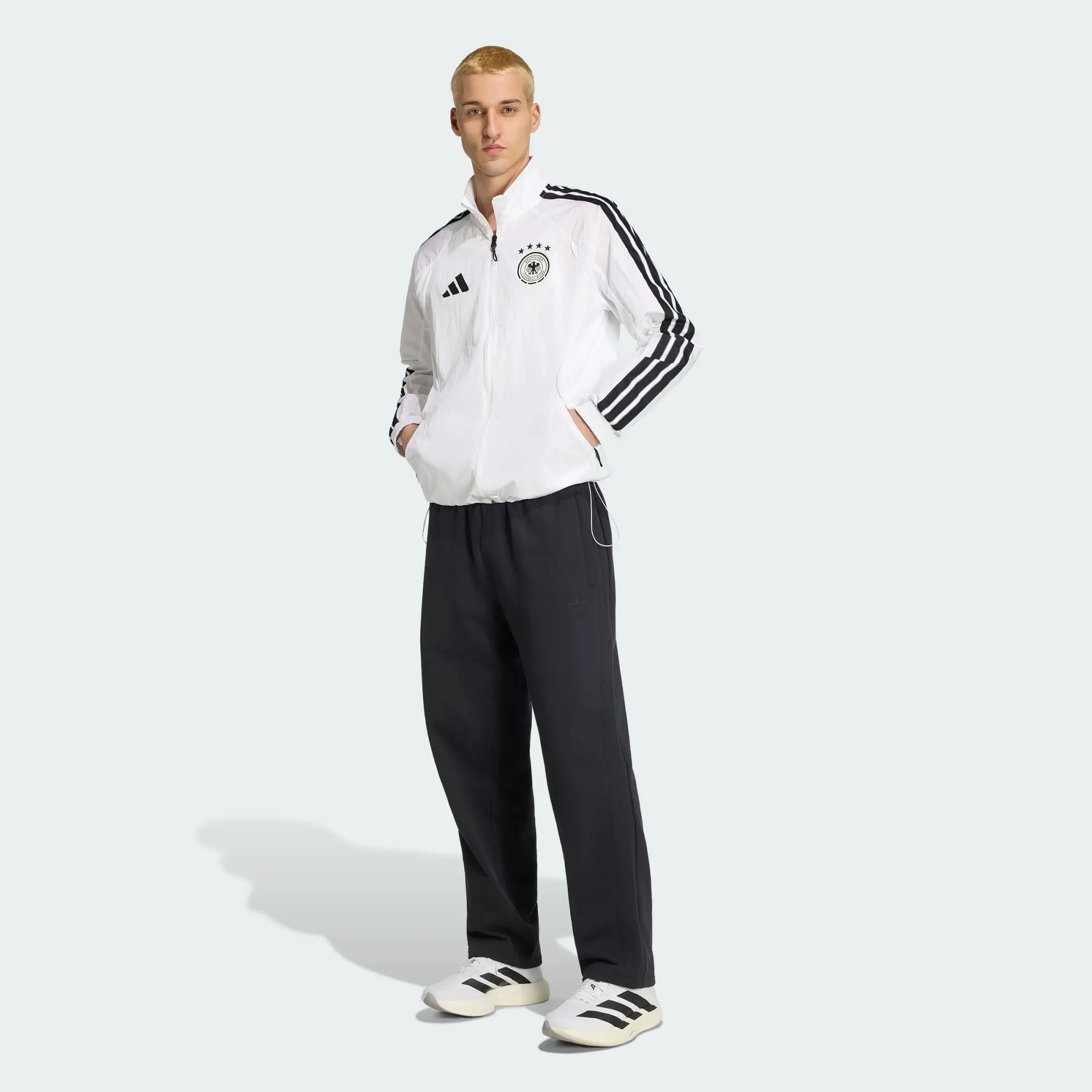 Áo Adidas Germany National Team Home Flag Ceremony JZ9339 - Ảnh 4