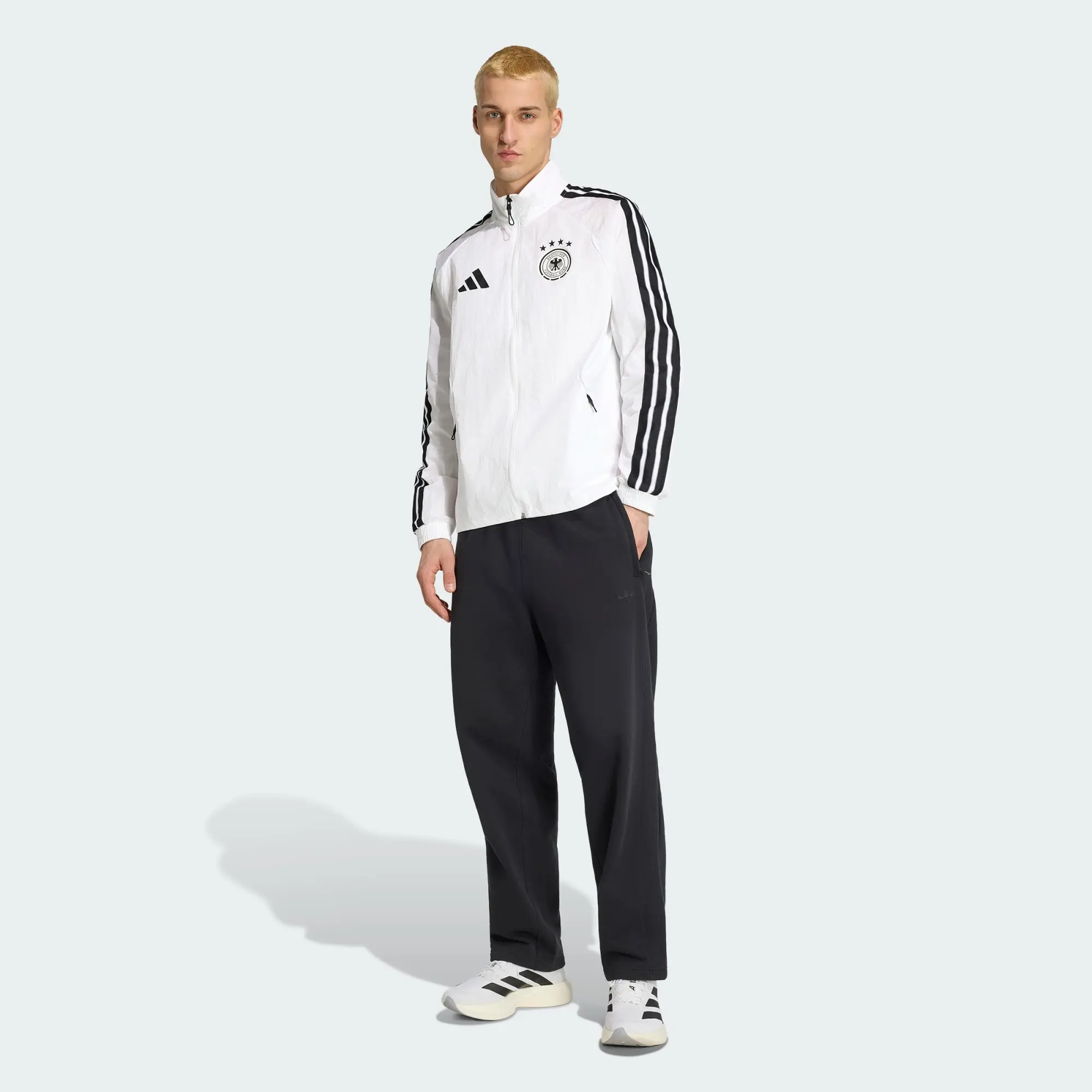 Áo Adidas Germany National Team Home Flag Ceremony JZ9339 - Ảnh 5
