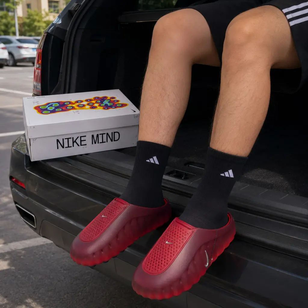 Alternative view of Dép Nike Mind 001 Slide 'Pink Smoke' HQ4309-601
