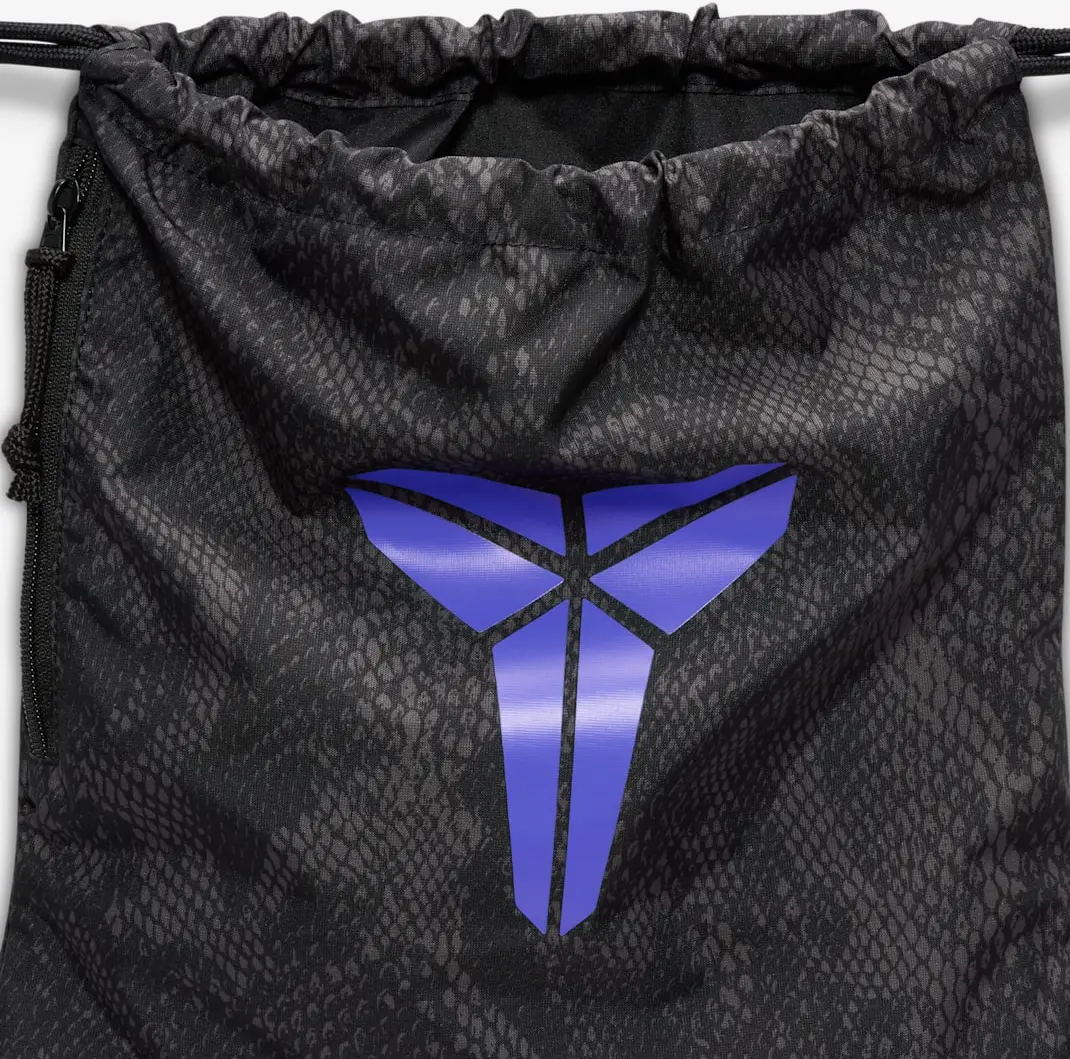Alternative view of Túi Nike Heritage Gymsack AOP ‘Black’ IM0521-010