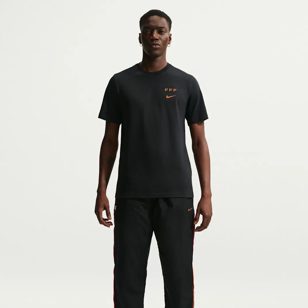 Alternative view of Áo Nike FFF Football T-Shirt 'Black' IQ2232-010