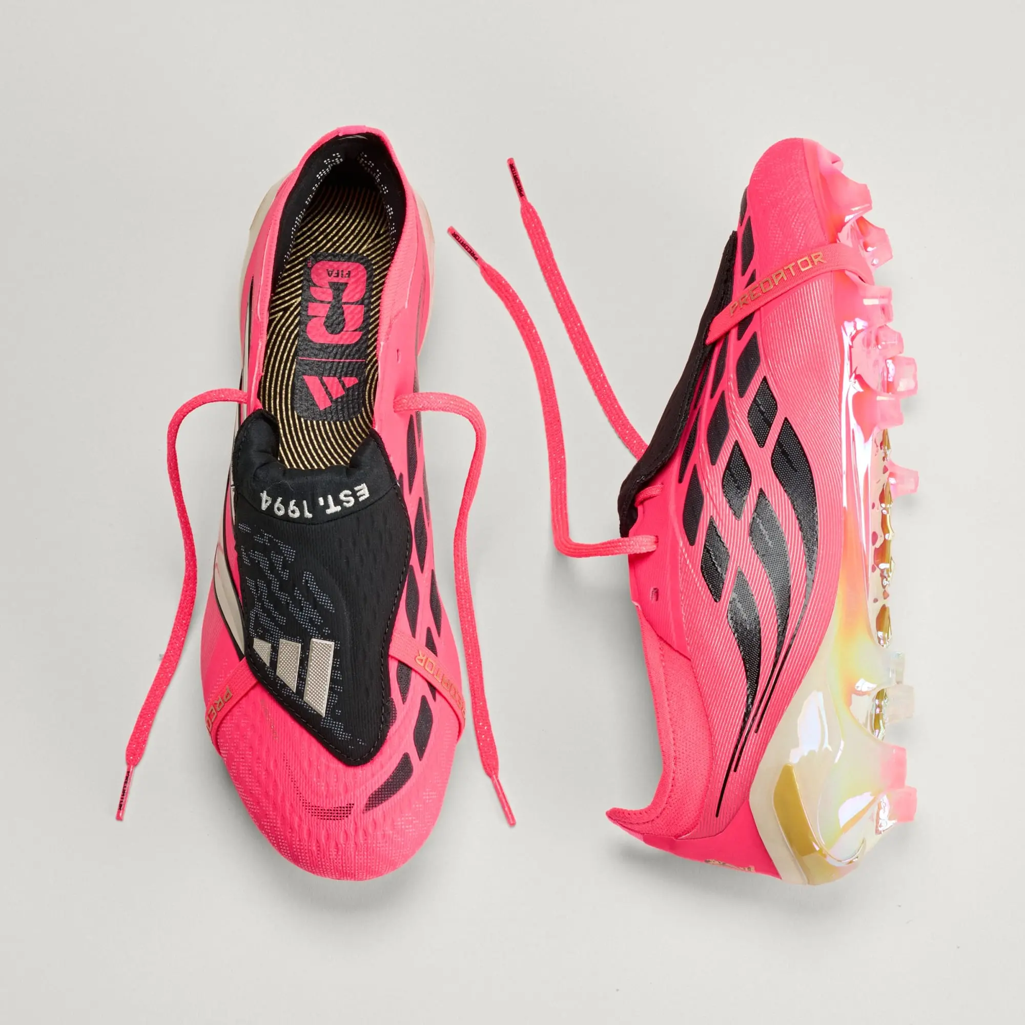 Giày Adidas Predator Elite Tongue FG 'Pink' JP6237 - Ảnh 6