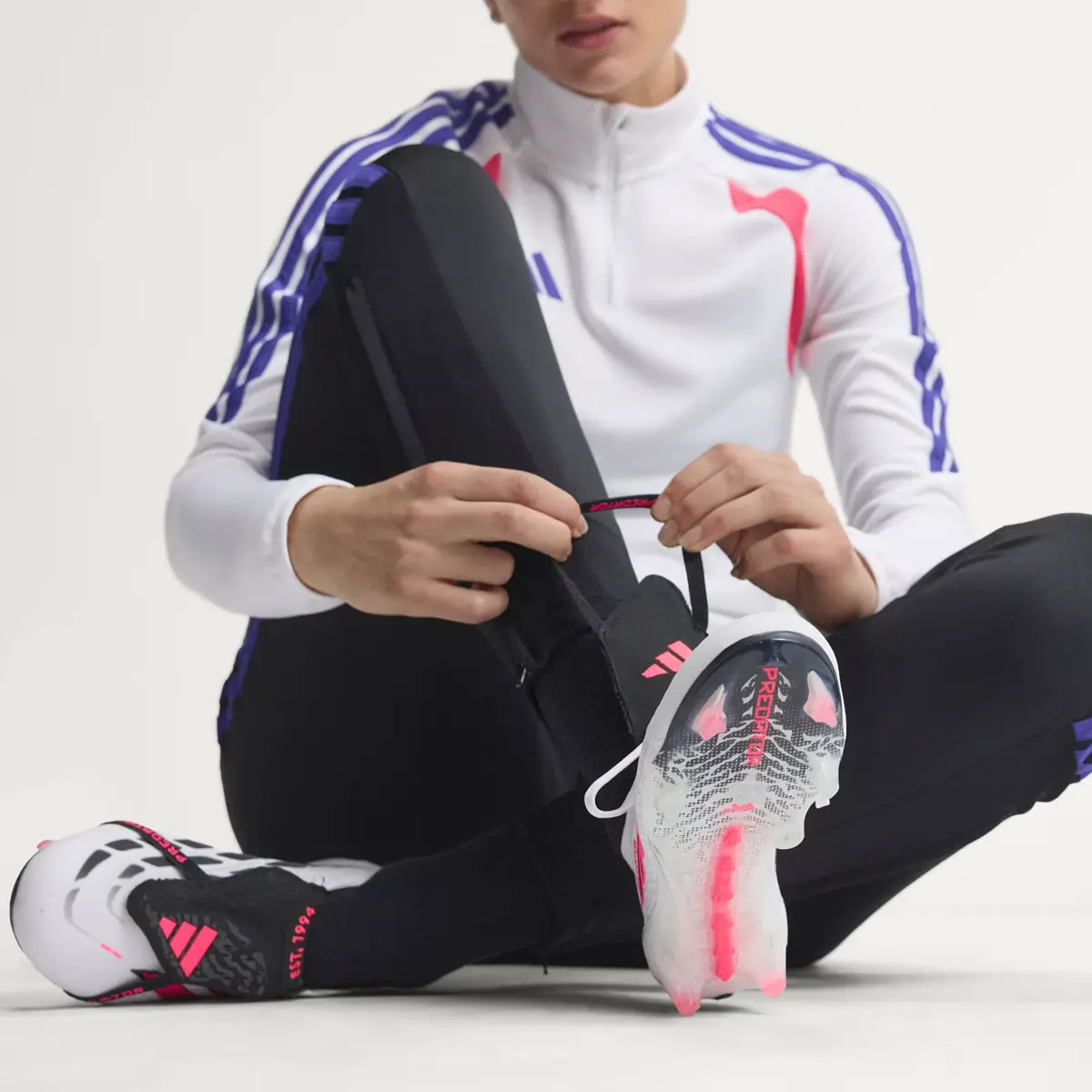 Giày Adidas Predator Elite Foldover FG 'Cloud White' JP6248 - Ảnh 4