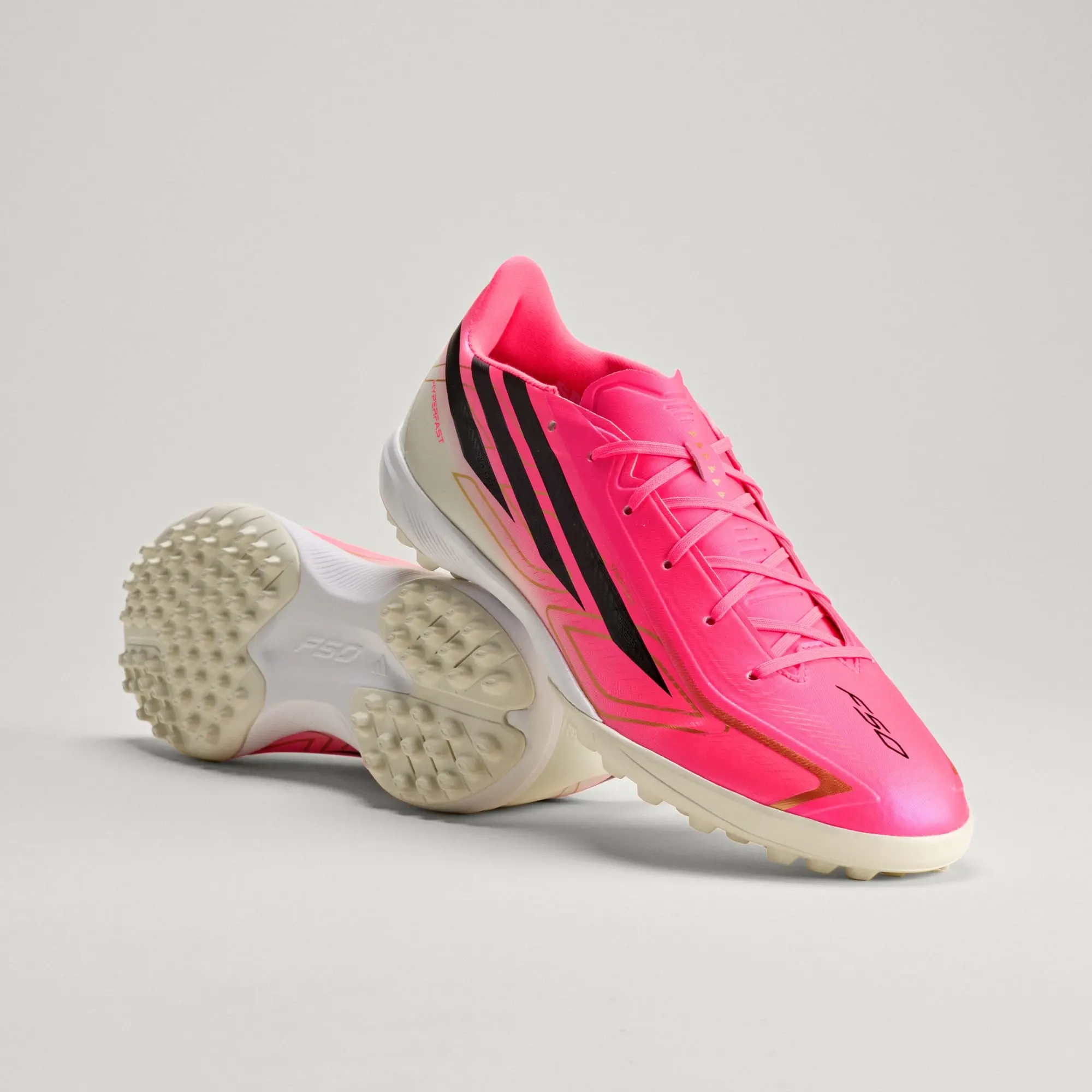 Alternative view of Giày Adidas Turf F50 Hyperfast League 'White Pink' IH4582
