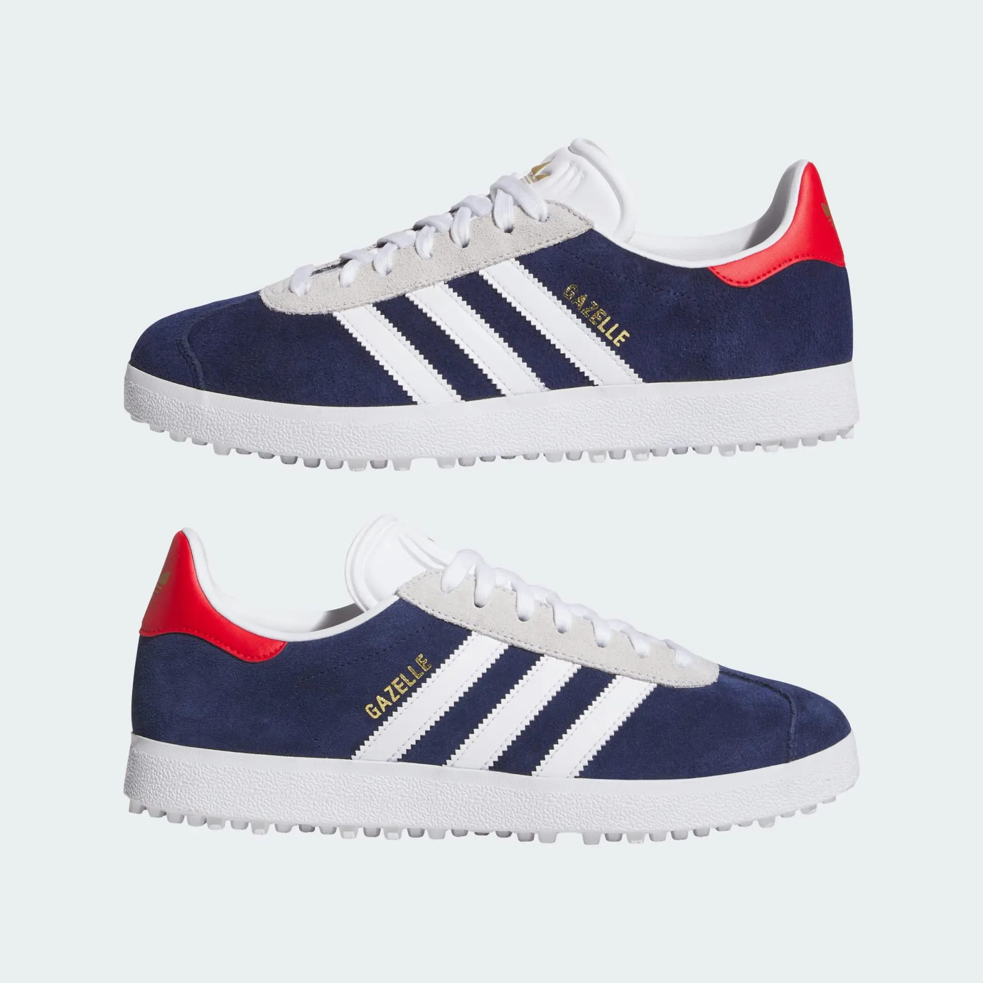 Giày Adidas Gazelle Spikeless Golf 'Dark Blue White' KJ5427 - Ảnh 6