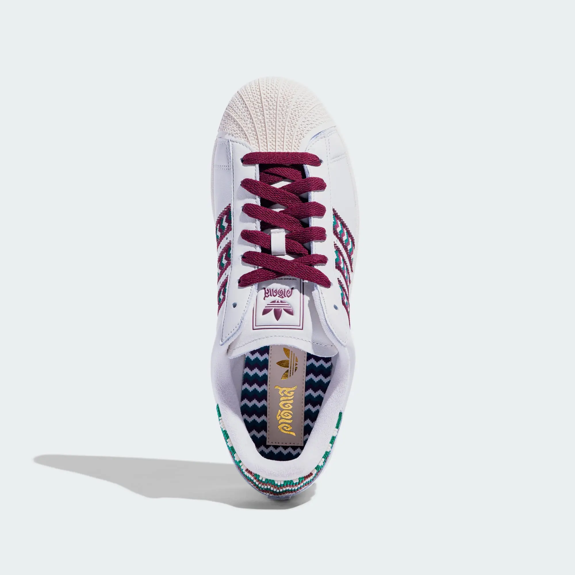 Alternative view of Giày Adidas Superstar II 'Collegiate Green' KJ8083