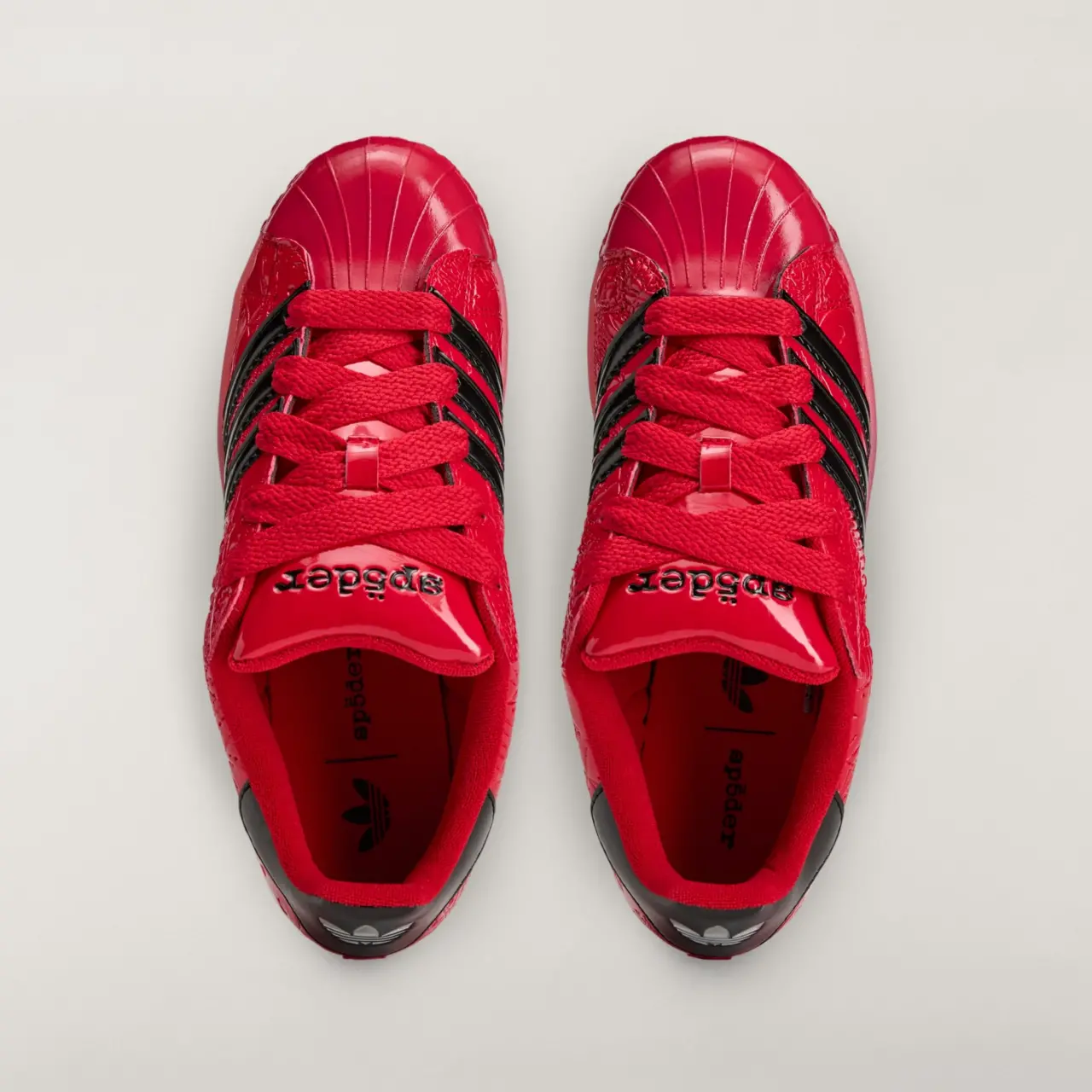 Alternative view of Giày Adidas Superstar 'Sp5der Red Black' KJ7005