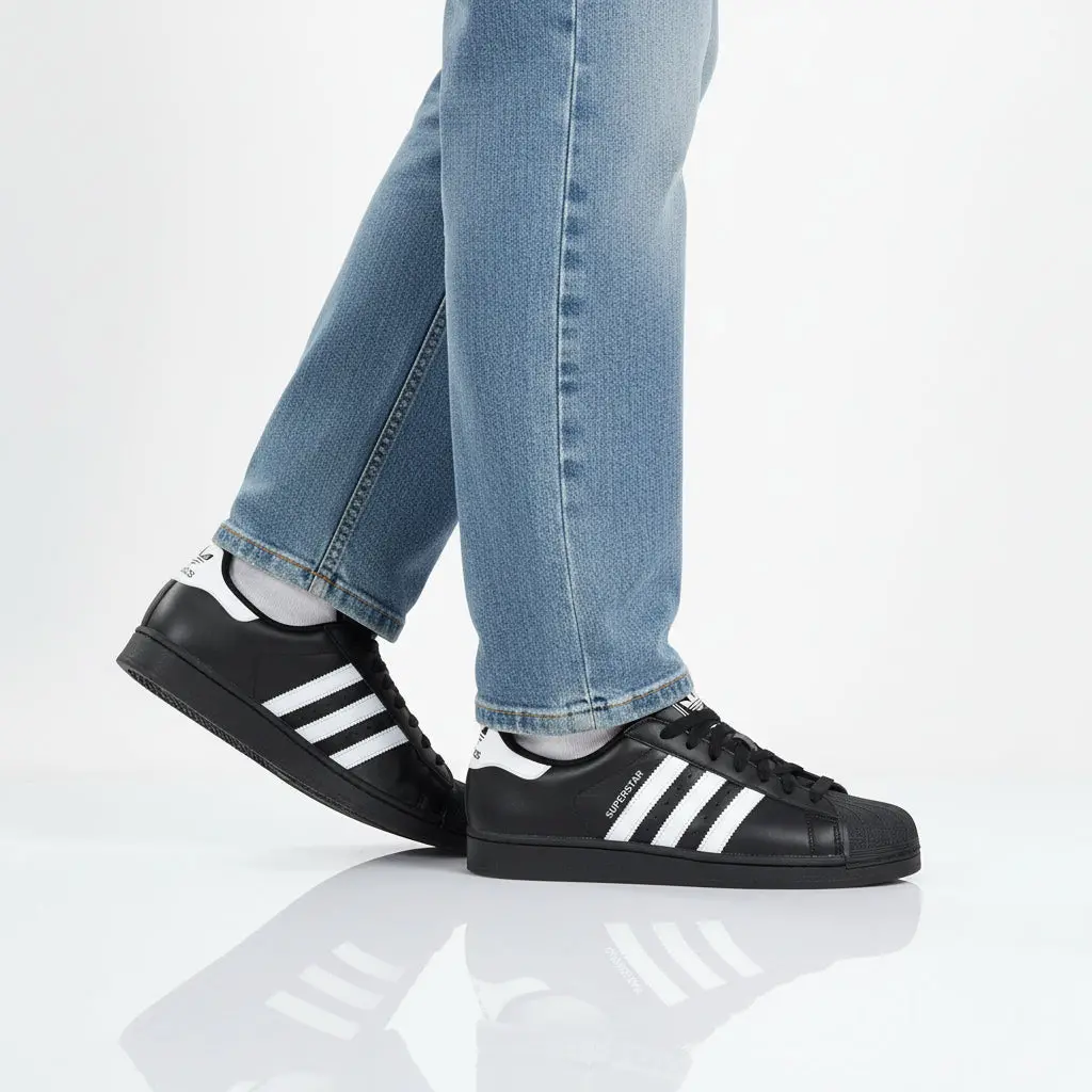 Giày Adidas Superstar 2 'Core Black' JI0079 - Ảnh 4