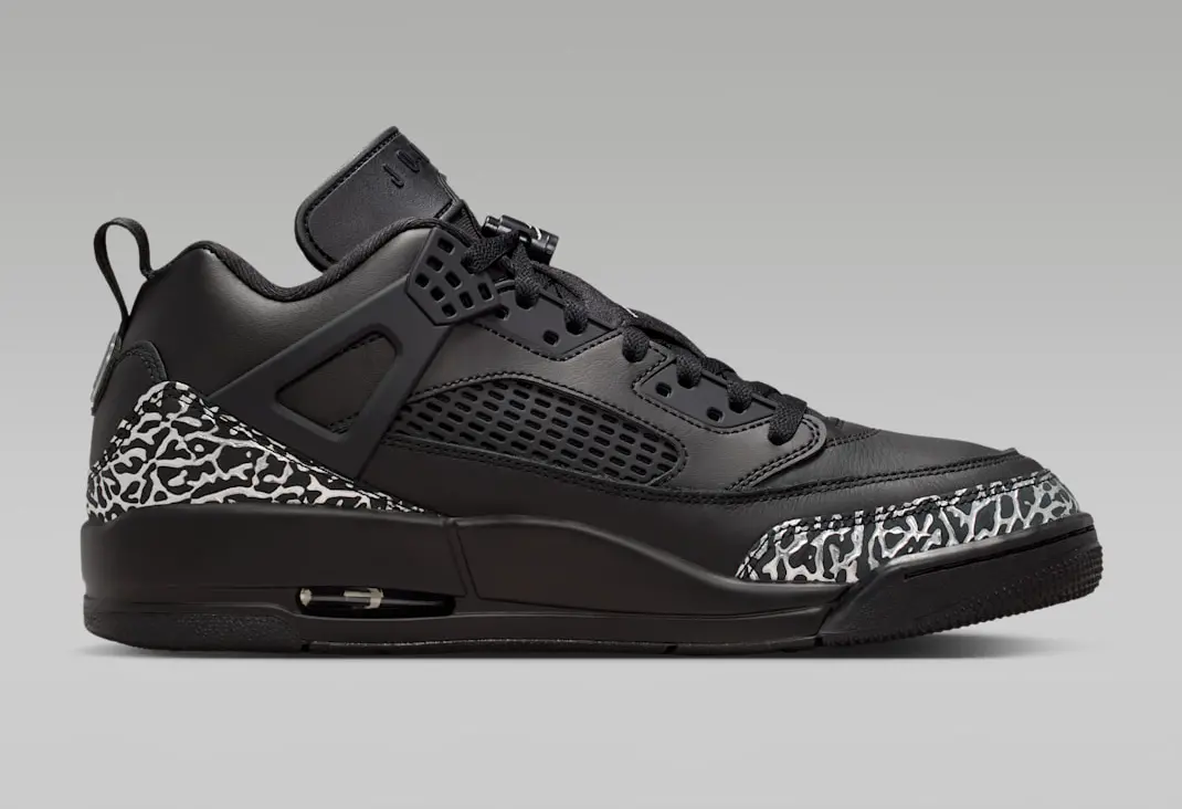 Alternative view of Giày Nike Air Jordan Spizike Low 'Black Silver' IV2417-010