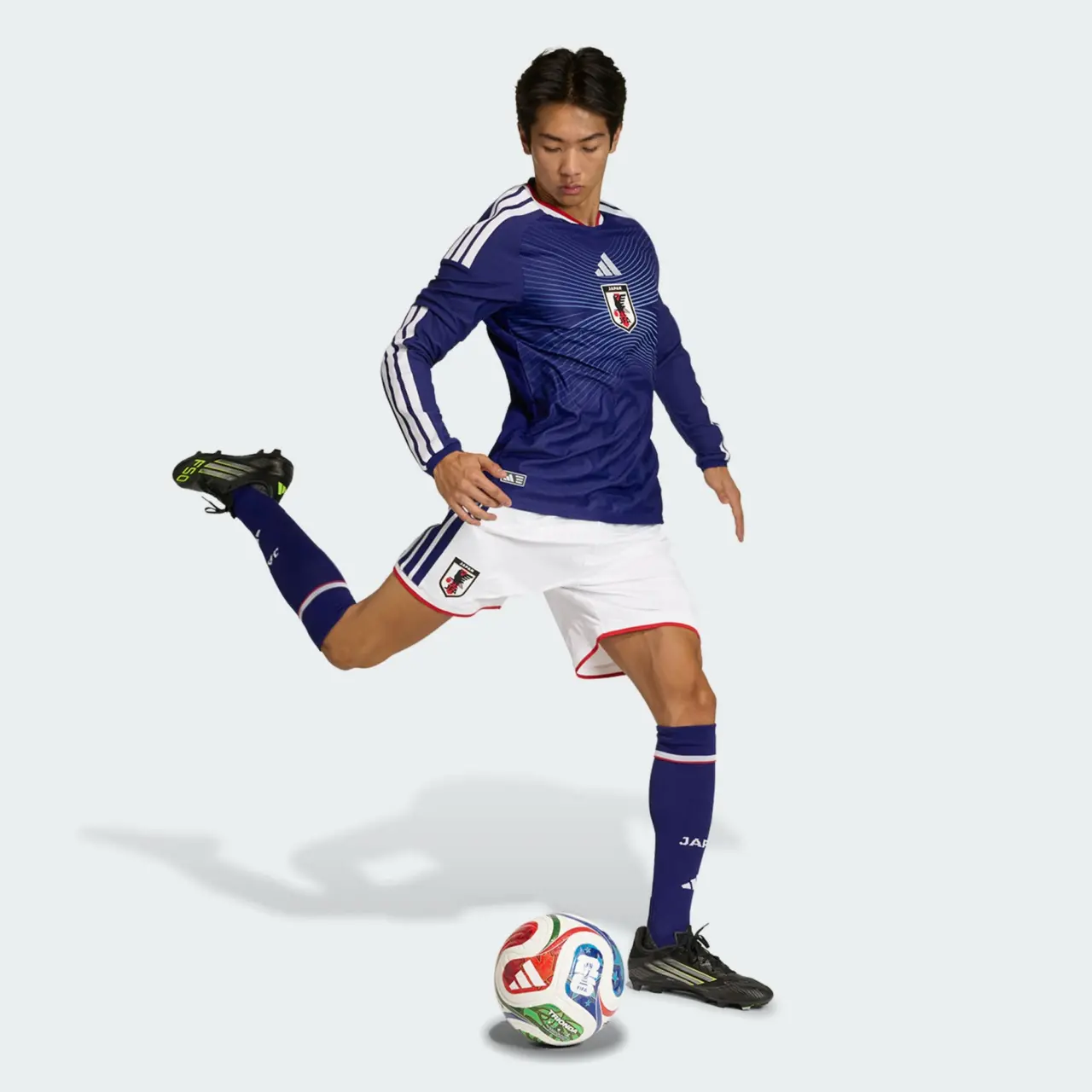 Áo Adidas Japan 26 Home Authentic Jersey Long Sleeve JZ9681 - Ảnh 4