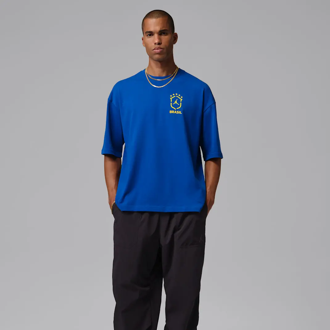 Alternative view of Áo Nike Jordan Brasil 85 Tee 'Old Royal' II5389-417