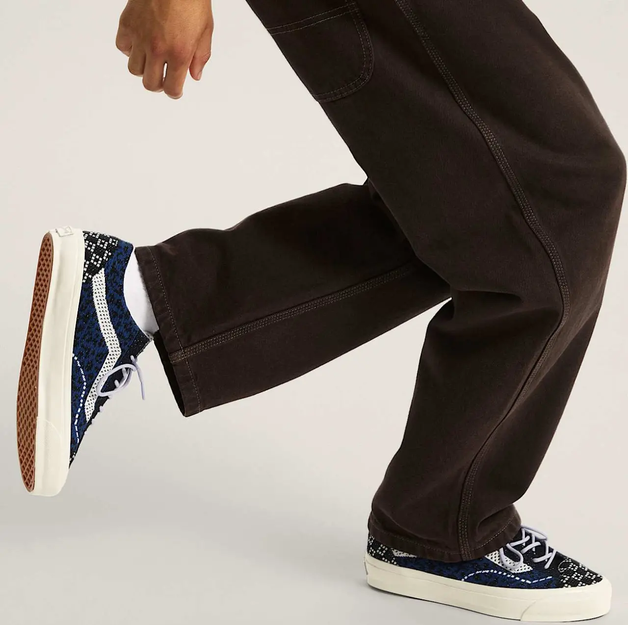 Alternative view of Giày Vans Premium Old Skool 'Blue' VN000EFKBX9