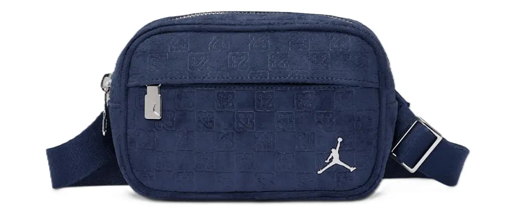 Túi Nike Air Jordan Suede Monogram ‘Midnight Navy’ IQ3210-410
