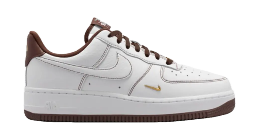 Giày Nike Air Force 1 'White Gold Brown' IX5020-121