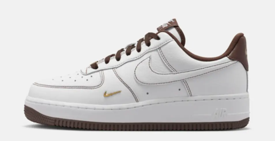 Alternative view of Giày Nike Air Force 1 'White Gold Brown' IX5020-121