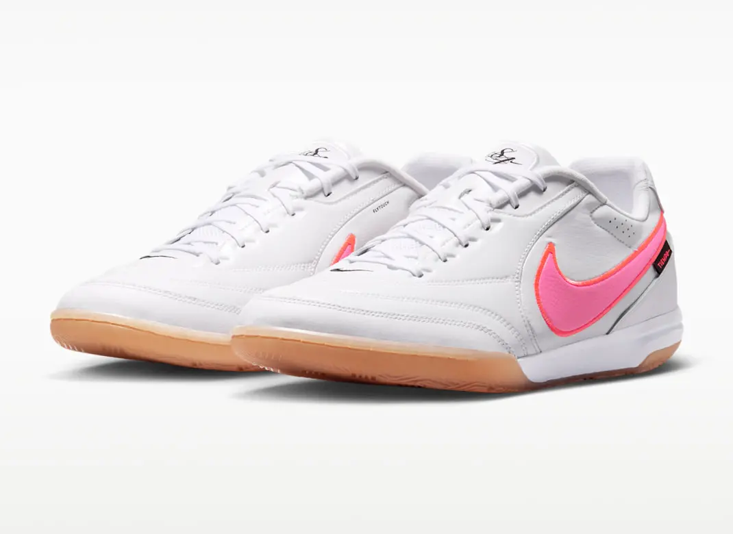 Giày Nike Tiempo Streetgato Premium IC 'White Pink' IQ2389-901 - Ảnh 4