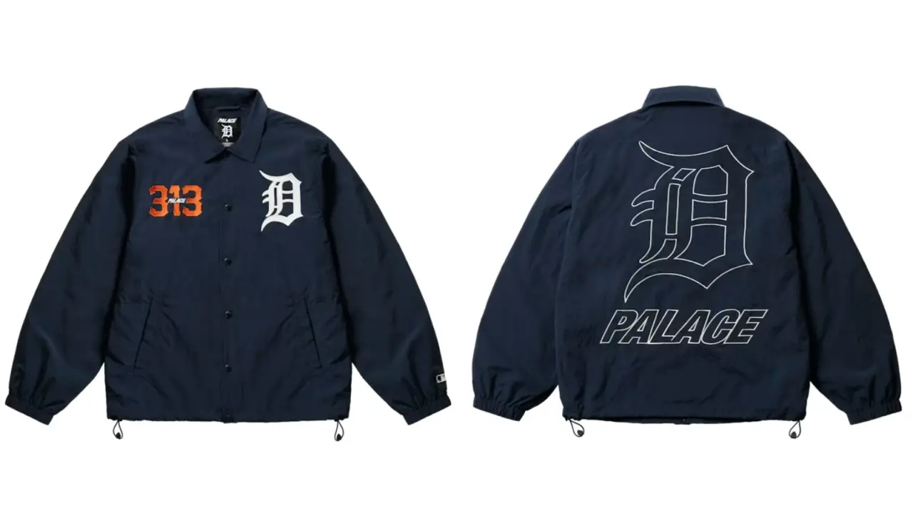 Hinh anh 3: Hinh anh bo suu tap Palace Skateboards x Detroit Tigers '313'