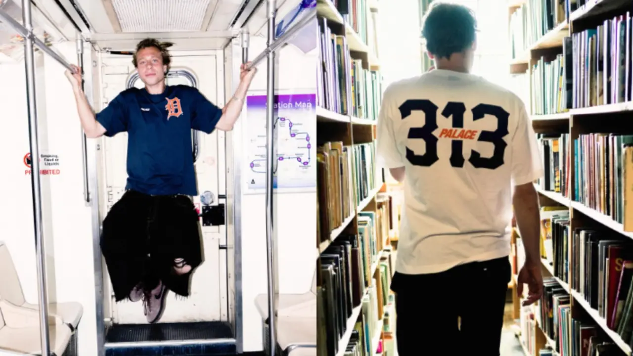 Hinh anh 4: Hinh anh bo suu tap Palace Skateboards x Detroit Tigers '313'