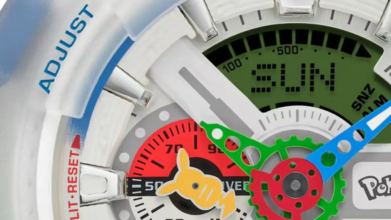 Hinh anh 4: Casio G-SHOCK GA110PKM-7A phien ban Pokemon voi thiet ke ky niem